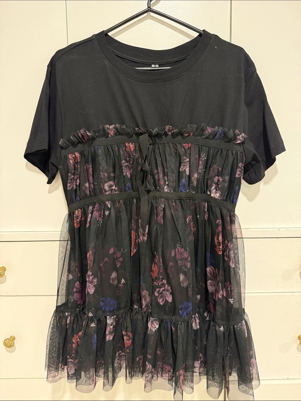 NWT Anthropologie floral lace top